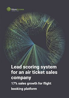 Lead scoring system for an air ticket sales company