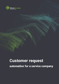 Customer request automation for a service company cover