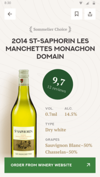 VINILINK - a wine discovery app for Android 