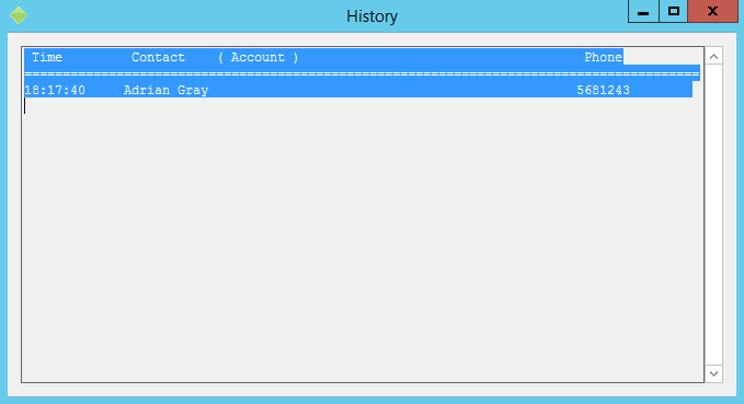 crm integration history of calls