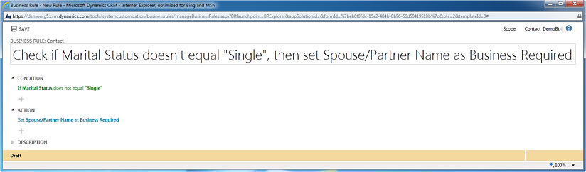 Hiding field with the help of Business Rules in CRM 2013, crm 2011 upgrade, upgrade crm, crm customization, crm 2011 customization, microsoft crm 2013, microsoft crm 2011, crm 4.0, microsoft crm 4.0
